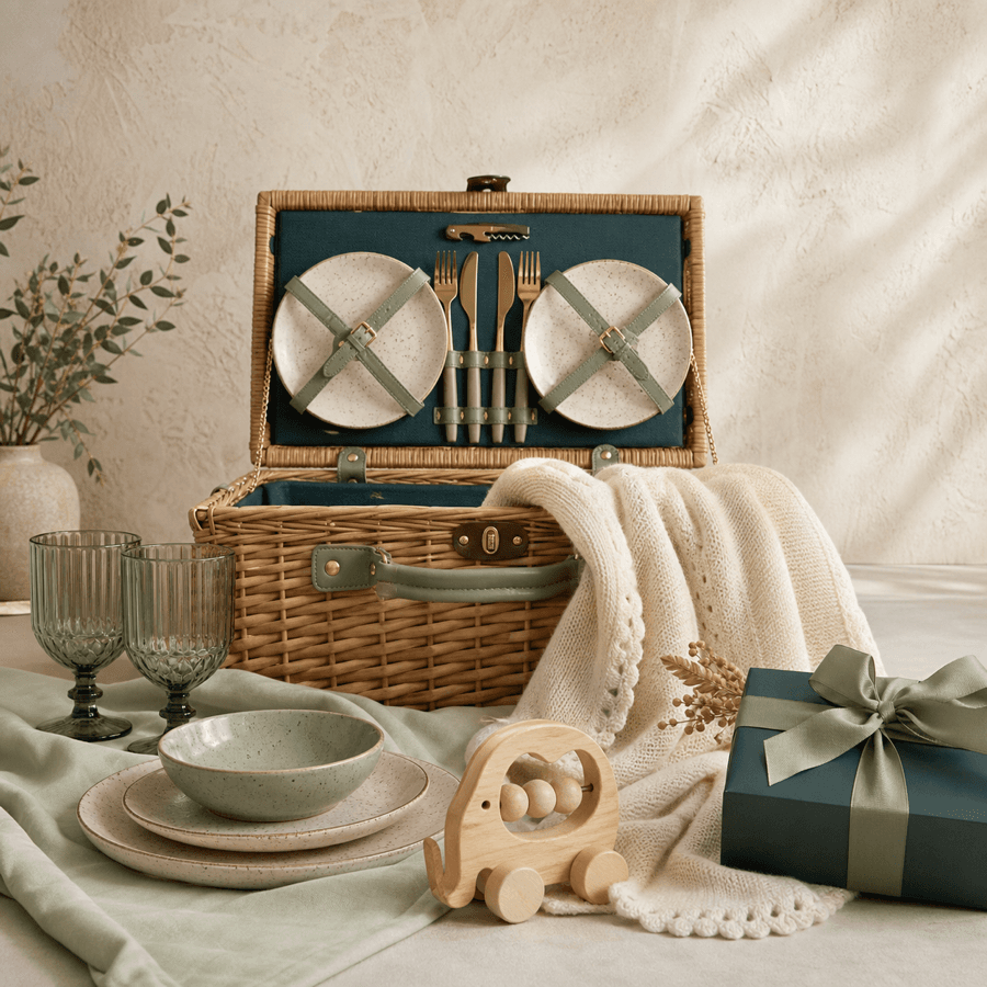Speckled dinner set
